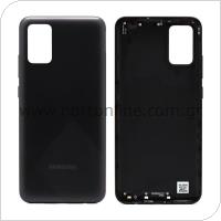 Battery Cover Samsung A025G Galaxy A02s Black (OEM)