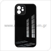 Θήκη TPU & Glass inos Apple iPhone 12 CamGuard Μαύρο