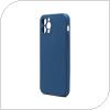 Θήκη Liquid Silicon inos Apple iPhone 12 Pro L-Cover Μπλε Ραφ