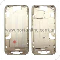 Μεσαίο Πλαίσιο Apple iPhone 15 Κίτρινο (OEM)