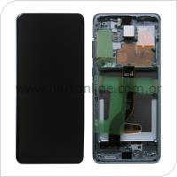 LCD with Touch Screen & Front Cover Samsung G985F Galaxy S20 Plus/ G986B Galaxy S20 Plus 5G Cloud Blue (Original)