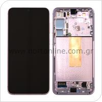 LCD with Touch Screen & Front Cover Samsung S916B Galaxy S23 Plus 5G Lavender (Original)