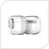 TPU & PC Case Dux Ducis PECL Apple AirPods 4 with Aluminum Hook Clear