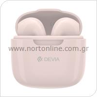 True Wireless Ακουστικά Bluetooth Devia K1 EM057 Kintone Ροζ
