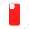 Θήκη Soft TPU inos Apple iPhone 15 5G S-Cover Κόκκινο