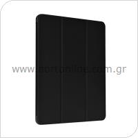 TPU Flip Case Devia Apple iPad 10.2'' (2019)/ 10.2'' (2020)/ 10.2'' (2021) Leather with Pencil Case Black