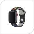 Λουράκι Devia Sport2 Apple Watch (38/ 40/ 41mm) Deluxe Black-Rainbow