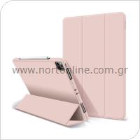 Flip Smart Case inos Apple iPad pro 11.0 (2021) with TPU Back Cover & SC Pen Pink