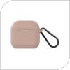 Θήκη Σιλικόνης Devia Apple AirPods 4 Naked Καφέ