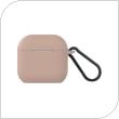 Θήκη Σιλικόνης Devia Apple AirPods 4 Naked Καφέ