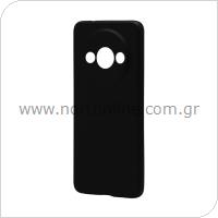 Θήκη Liquid Silicon inos Xiaomi Redmi A3 L-Cover Μαύρο