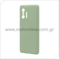 Liquid Silicon inos Xiaomi 11T 5G / 11T Pro 5G L-Cover Olive Green