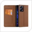Flip Case Dux Ducis Skin X2 Wallet Xiaomi Redmi Note 12 Pro Plus 5G Brown