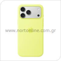 Θήκη Silicon με MagSafe Apple MGFM4 iPhone 17 Pro Max Neon Κίτρινο