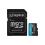 Micro SDXC C10 UHS-l U3 Memory Card Kingston Canvas Go! Plus 200MB/s 64GB +1 ADP