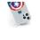 Soft TPU Case Marvel Captain America 002 Apple iPhone 15 Partial Print Transparent