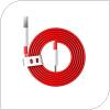 Cable OnePlus Warp C201A USB A to USB C 1m Red