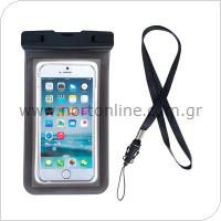 Waterproof Case inos for Smartphones up to 6.7'' Clear Black
