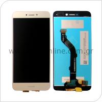 LCD with Touch Screen Huawei P9 Lite (2017) Gold (OEM)
