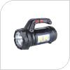Multifunctional Rechargeable Flashlight GSC 10W 2400mAh 400lm with Toolbox Black