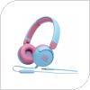Ενσύρματα Ακουστικά Κεφαλής JBL JR310 Kids Μπλε
