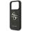 Θήκη PU Guess Apple iPhone 17 Pro Max Hardcase Big Logo 4G Μαύρο
