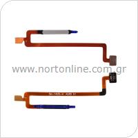 Flex Cable with Fingerprint Sensor Xiaomi Redmi 13 White (OEM)