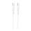 USB 2.0 Cable Foneng X120 Silicone USB C to USB C 100W 1m White