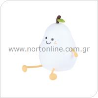 Επαναφορτιζόμενο Φωτιστικό LED GSC Pear 1W RGB Λευκό