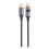 Καλώδιο Σύνδεσης USB 2.0 Foneng X116 Power Display Aluminum Alloy Braided USB C σε USB C 60W 1.2m Μαύρο