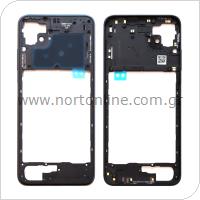 Middle Plate Samsung A226B Galaxy A22 5G Black (Original)