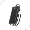 Φορτιστής Ανάγκης Foneng PX106 22.5W 10000mAh με 3 Ενσωματωμένα Καλώδια Μαύρο