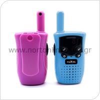 Walkie Talkie Maxlife MXWT-100 Blue-Pink (2 pcs)