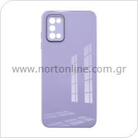 TPU & Glass Case inos Samsung A037F Galaxy A03s CamGuard Purple