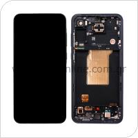 LCD with Touch Screen & Front Cover Samsung A556B Galaxy A55 5G Navy (Original)