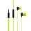 Hands Free Stereo inos 3.5mm Flatron II with Small Earphones Lime Green-Black