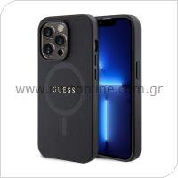 PU Cover Guess MagSafe Apple iPhone 15 Pro Saffiano Black