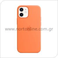 Θήκη Silicon με MagSafe Apple MHKN3 iPhone 12 mini Πορτοκαλί