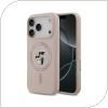 Θήκη Σιλικόνης Karl Lagerfeld Magsafe Apple iPhone 17 Pro Max Ring Karl & Choupette Ροζ