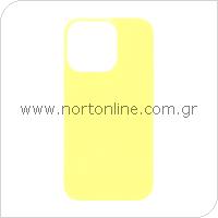 Θήκη Soft TPU inos Apple iPhone 13 Pro S-Cover Κίτρινο