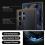 TPU & PC Back Cover Case Spigen Ultra Hybrid Samsung S918B Galaxy S23 Ultra 5G Clear-Frost Black