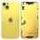 Battery Cover Apple iPhone 14 Plus Yellow (OEM)