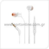 Hands Free Stereo JBL Tune T160 3.5mm Λευκό