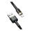 USB 2.0 Cable Baseus Cafule USB A to Lightning 2.4A 1m Black-Gold