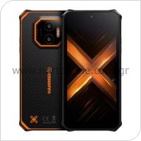 Κινητό Τηλέφωνο Hammer Energy X2 (Dual SIM) 128GB 6GB RAM Μαύρο-Πορτοκαλί