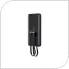 Power Bank Choetech B654 PD 22.5W 10000mAh with USB C & Lightning Cables Black