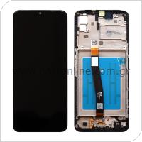 LCD with Touch Screen & Front Cover Samsung A226B Galaxy A22 5G Black (Original)