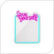 Neon LED Forever Light Καθρέπτης FMNE01 LOVE YOURSELF Μπλε-Ροζ