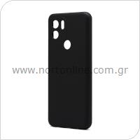 Liquid Silicon inos Xiaomi Redmi A1 Plus/ A2 Plus L-Cover Matte Black