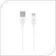 USB 2.0 Cable Samsung ECB-DU4EWE USB A to Micro USB 1.5m White (Bulk)